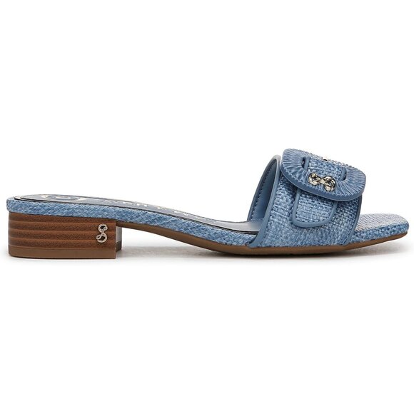 Sam and Libby Women's Kandie Buckle Block Heel Slide Sandals - Picture 6 of 6